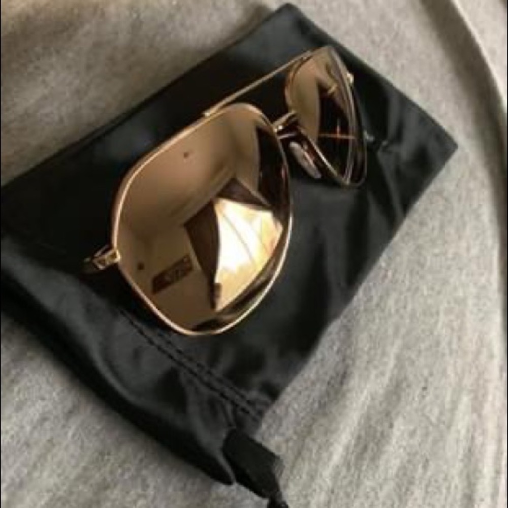 Dolce and Gabbana 18k GOLD Aviator Sunglasses